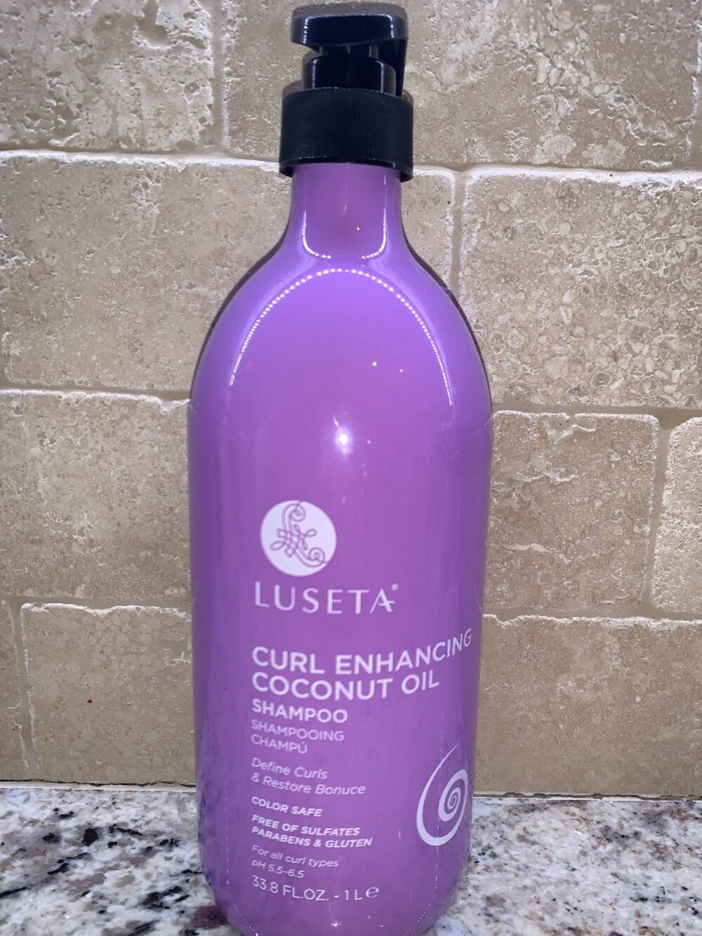 Luseta Curl Enhancing Coconut Oil Shampoo 33.8 oz - NEW w/ pump
